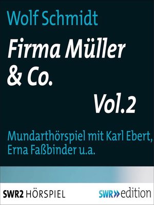 cover image of Firma Müller & Co. Volume2